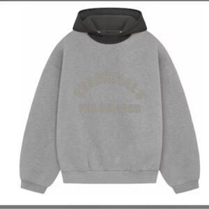 Essentials Gray unisex Hoodie